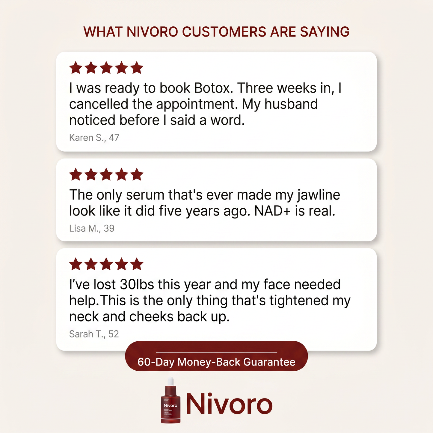 Nivoro™ - NAD Firming Serum