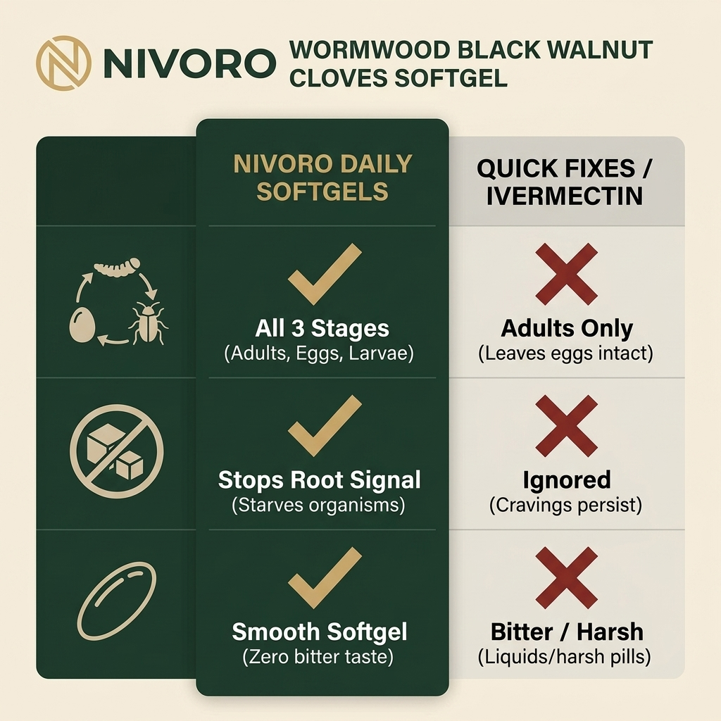 Nivoro™ - Wormwood Black Walnut Cloves